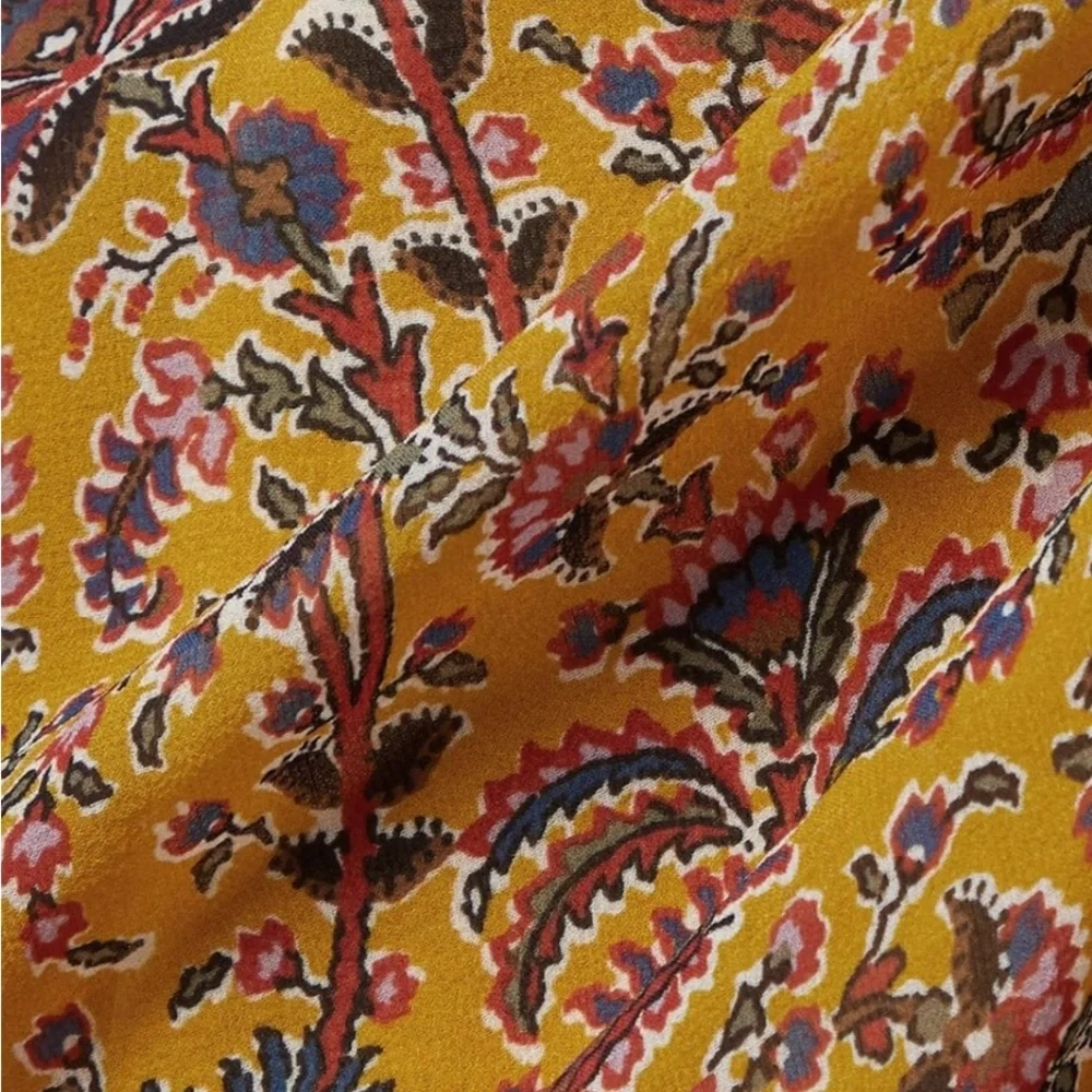 VERONICA BEARD 🤎💛💜🧡🤎💛💜🧡
Ferrara ruched printed silk-crepe maxi dress - Picture 4 of 6